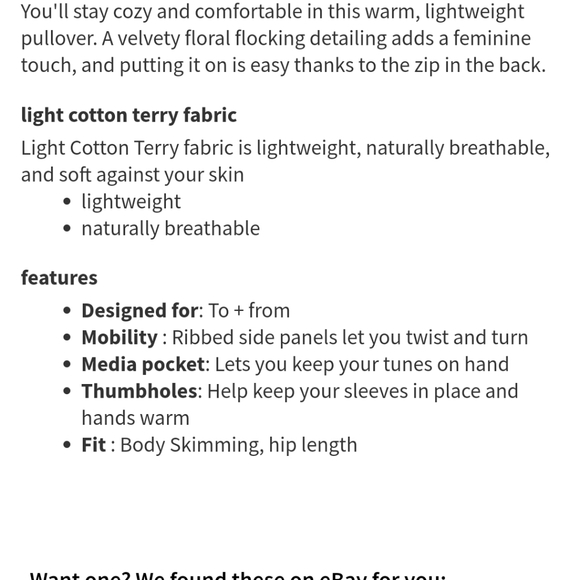 Lululemon floral flock pullover sweatshirt - Picture 14 of 15